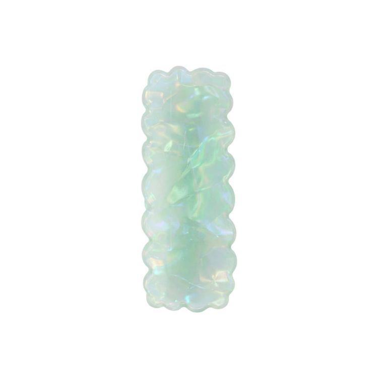Picture of Wavy Rectangle Iridescent Hair Clip