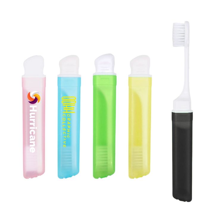Picture of Transparent Foldable Handle Toothbrush