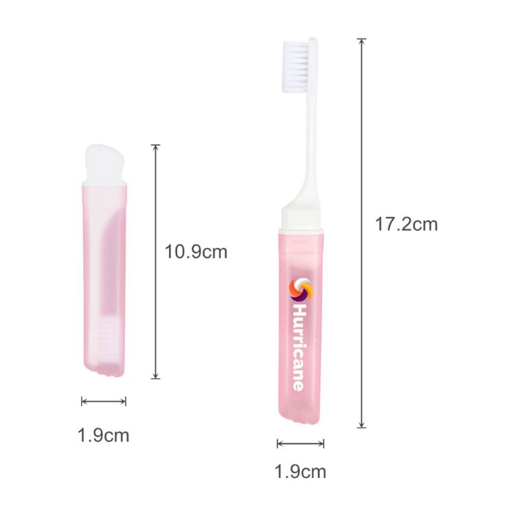 Picture of Transparent Foldable Handle Toothbrush