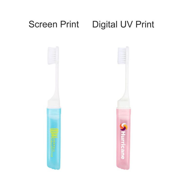Picture of Transparent Foldable Handle Toothbrush