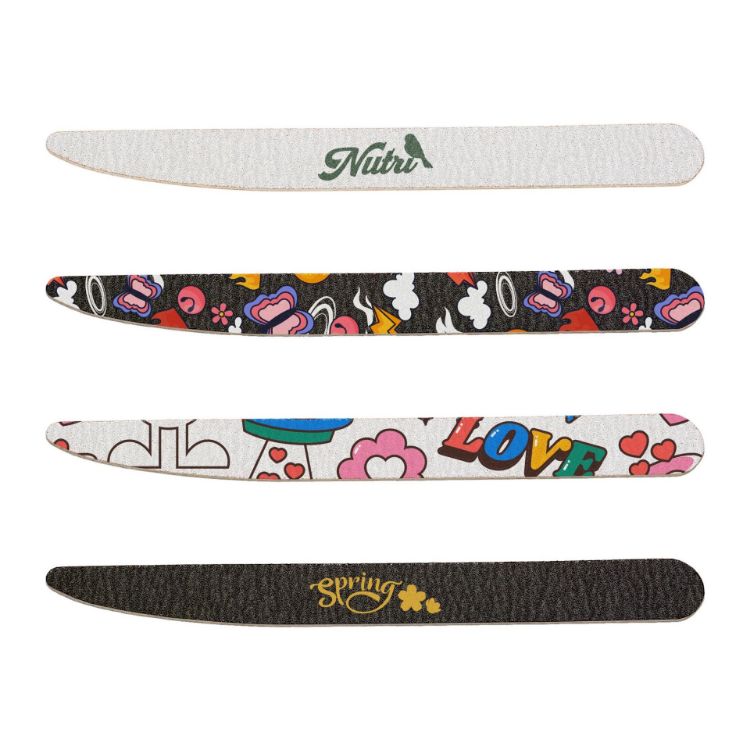 Picture of Pack of 50 Wooden Knife Shape Nail Files