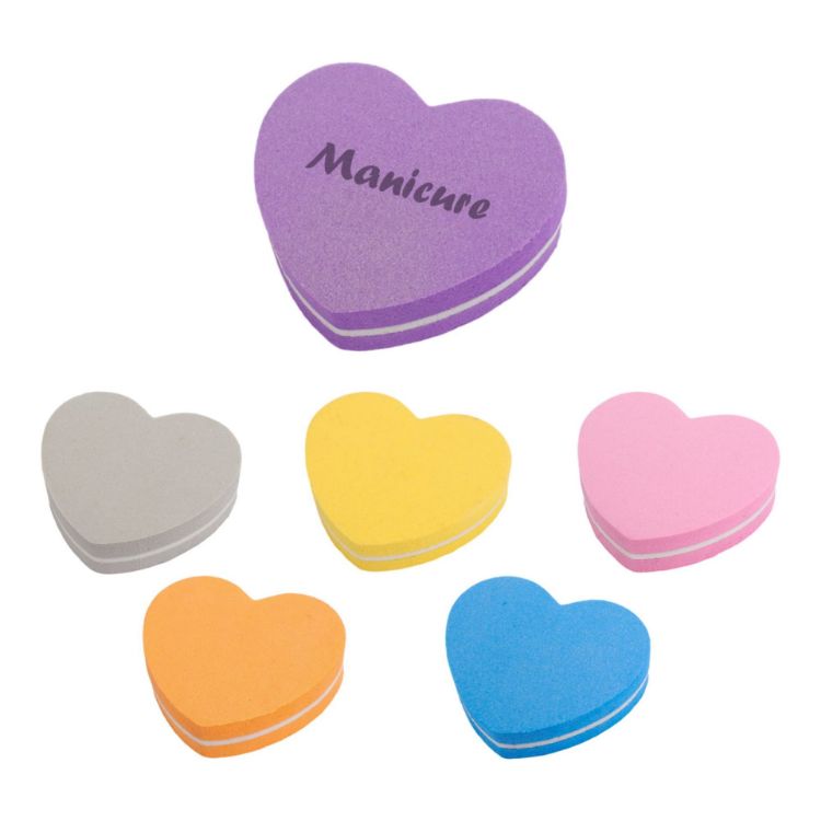 Picture of Pack of 50 Heart-Shaped Nail Files