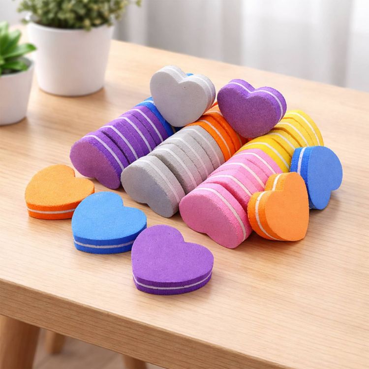 Picture of Pack of 50 Heart-Shaped Nail Files