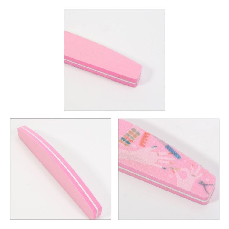 Picture of Sponge Half Moon Shape Nail File