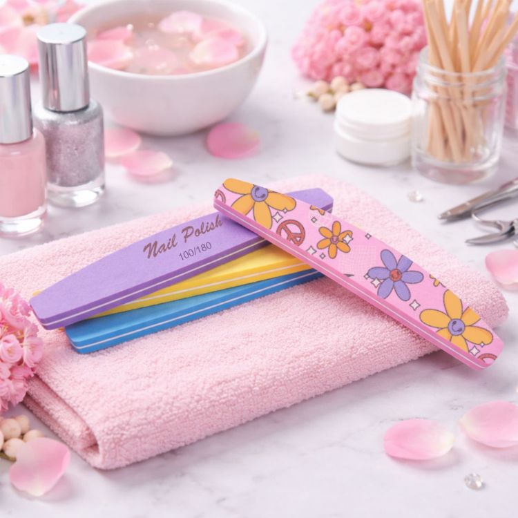 Picture of Sponge Half Moon Shape Nail File
