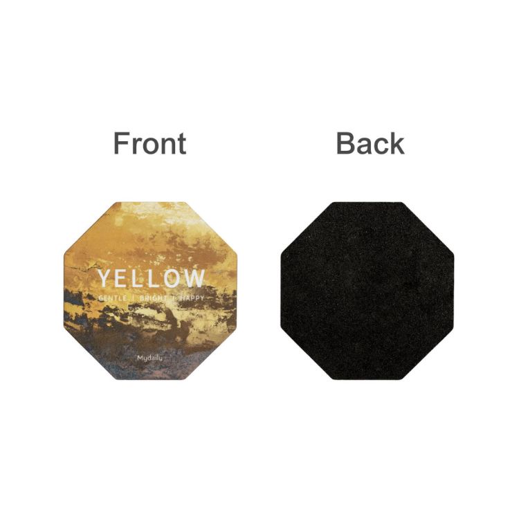 Picture of Octagonal Frosted Metal Coaster