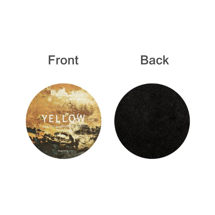 Picture of Round Frosted Metal Coaster