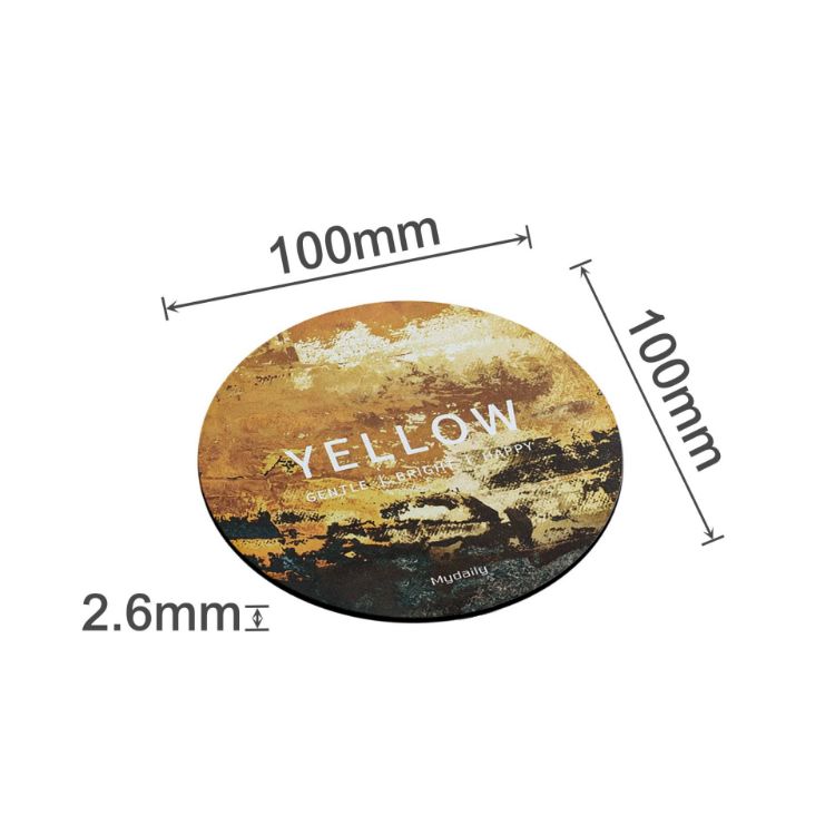 Picture of Round Frosted Metal Coaster