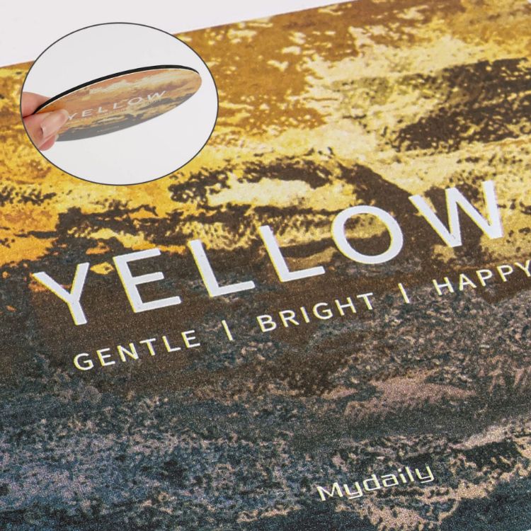 Picture of Round Frosted Metal Coaster