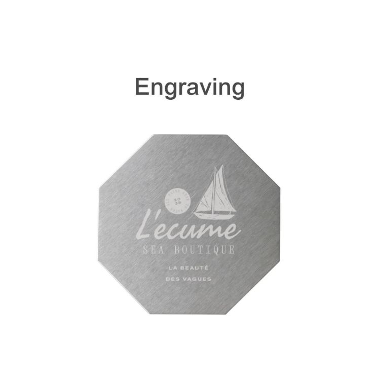 Picture of Octagonal Metal Coaster