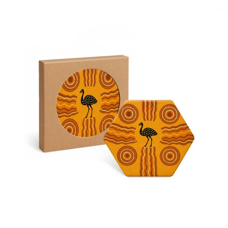 Picture of Hexagon Ceramic Coaster