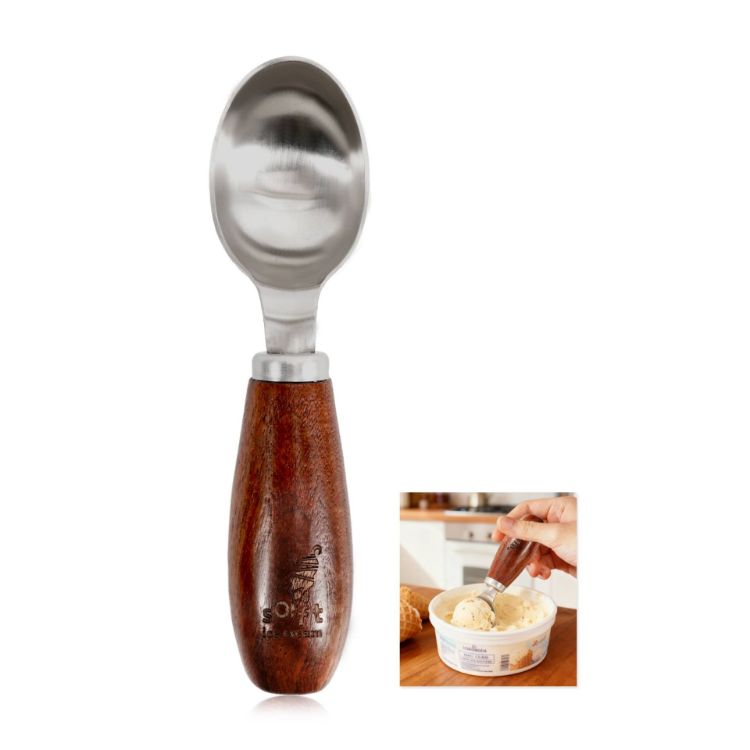 Picture of Wood Handle Ice Cream Scoop