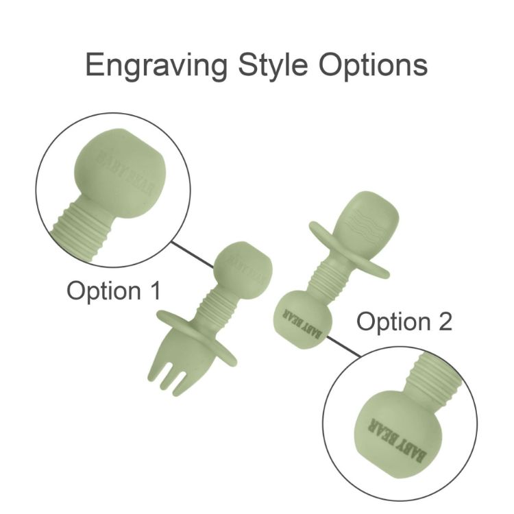 Picture of Bear Training Silicone Kids Cutlery