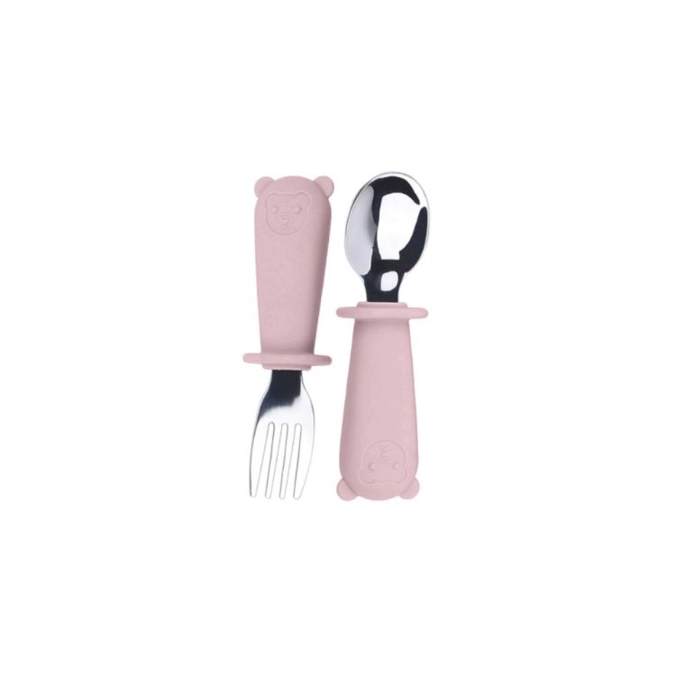 Picture of Silicone Stainless Steel Kids Cutlery