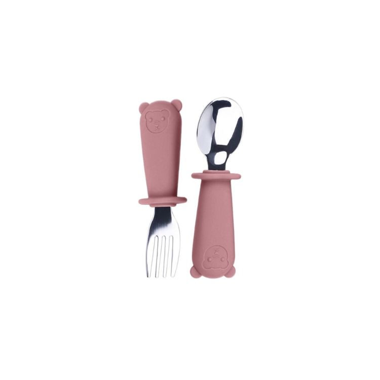 Picture of Silicone Stainless Steel Kids Cutlery