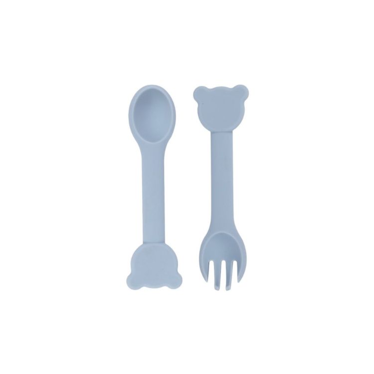 Picture of Bear Shape Silicone Kids Cutlery