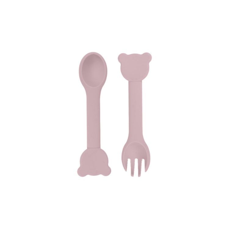 Picture of Bear Shape Silicone Kids Cutlery