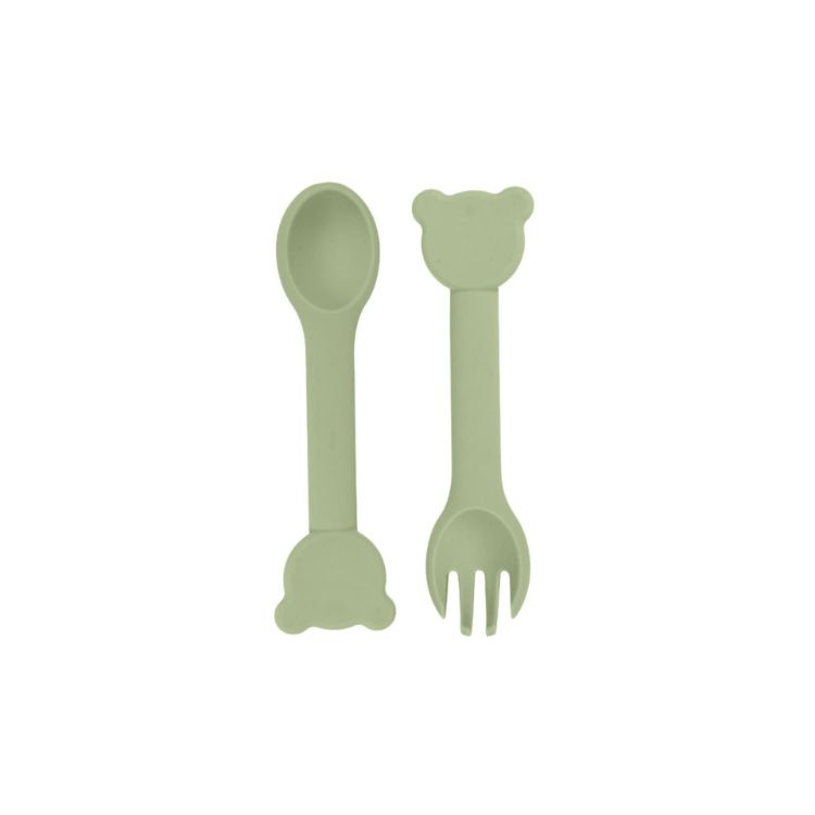 Picture of Bear Shape Silicone Kids Cutlery