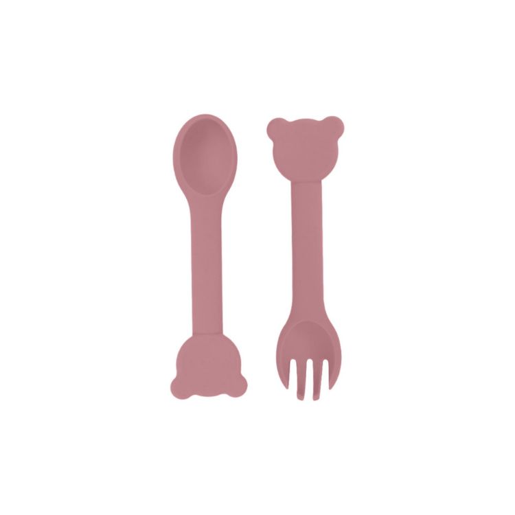 Picture of Bear Shape Silicone Kids Cutlery