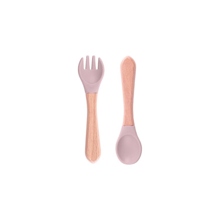 Picture of Ergonomic Silicone Kids Cutlery
