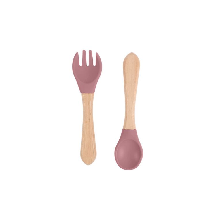 Picture of Ergonomic Silicone Kids Cutlery