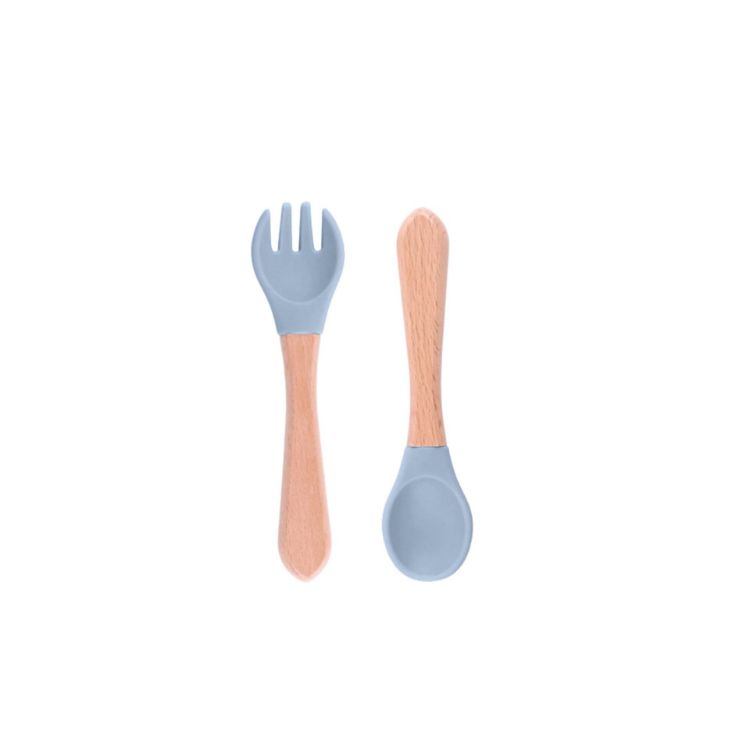 Picture of Ergonomic Silicone Kids Cutlery