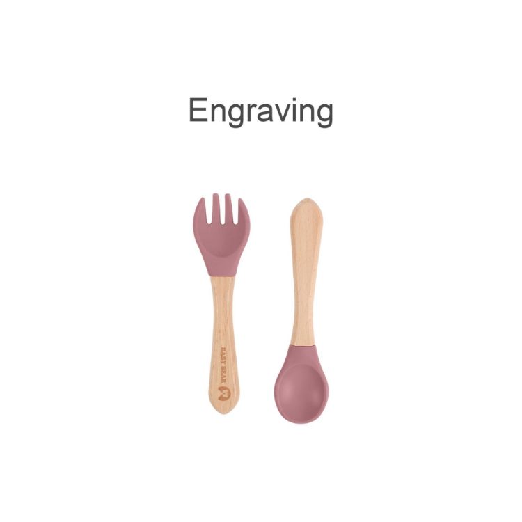 Picture of Ergonomic Silicone Kids Cutlery