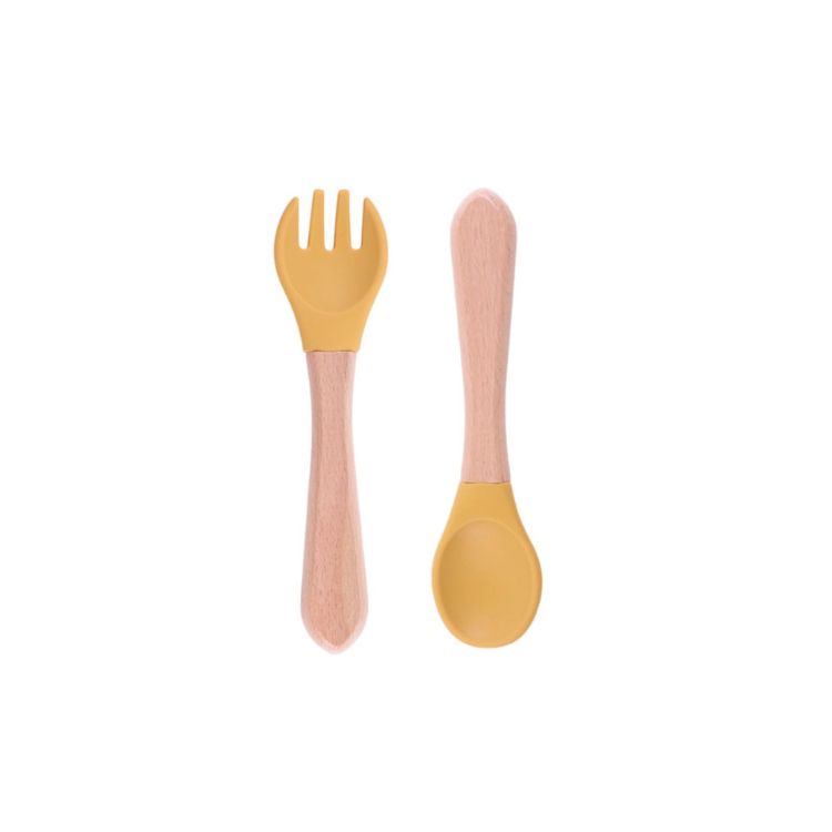 Picture of Ergonomic Silicone Kids Cutlery