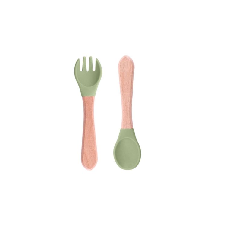 Picture of Ergonomic Silicone Kids Cutlery