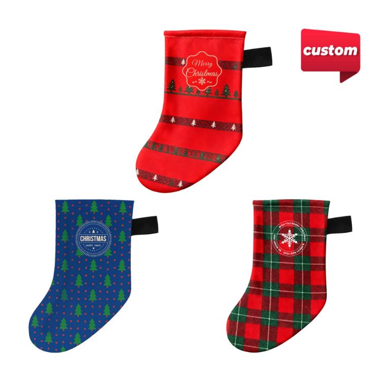 Picture of Full Colour Print Christmas Stocking
