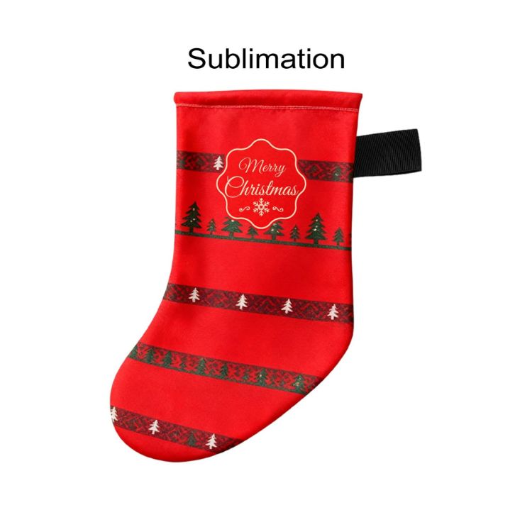 Picture of Full Colour Print Christmas Stocking