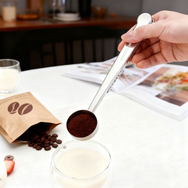 Picture of Coffee Measuring Spoon With Clip