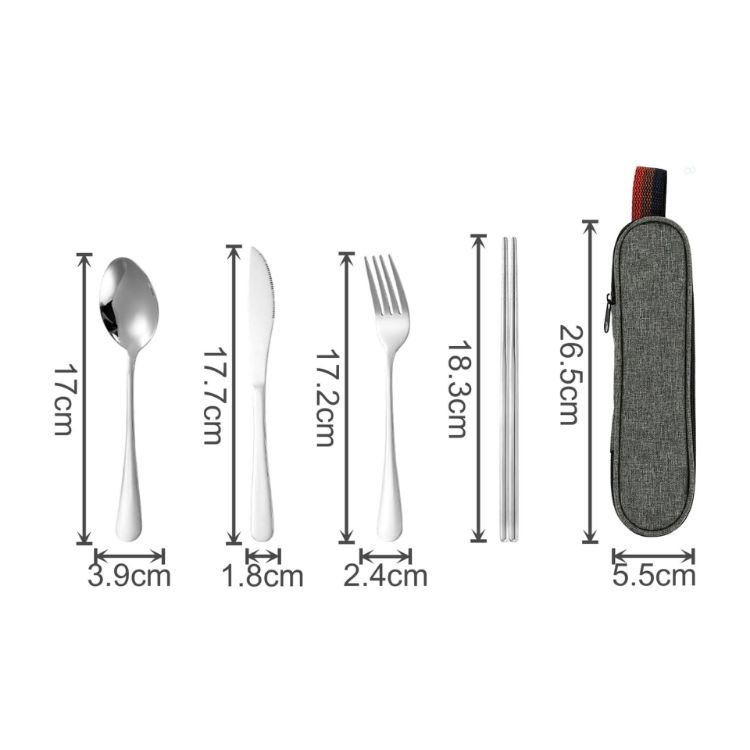 Picture of Travel Cutlery Set 4pcs