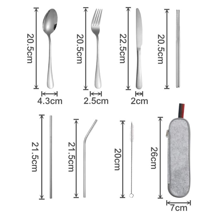 Picture of Stainless Steel Flatware Set 7pcs
