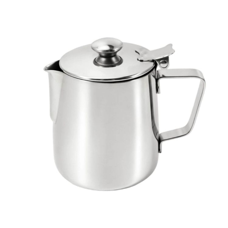 Picture of Stainless Steel Milk Frothing Pitcher with Lid