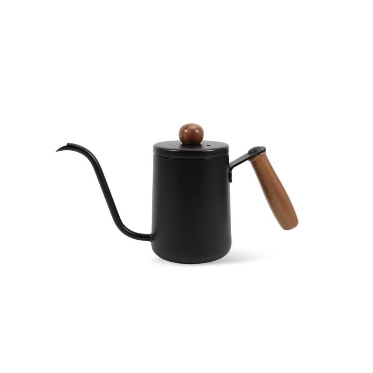 Picture of Stainless Steel Pour Over Kettle with Wooden Handle