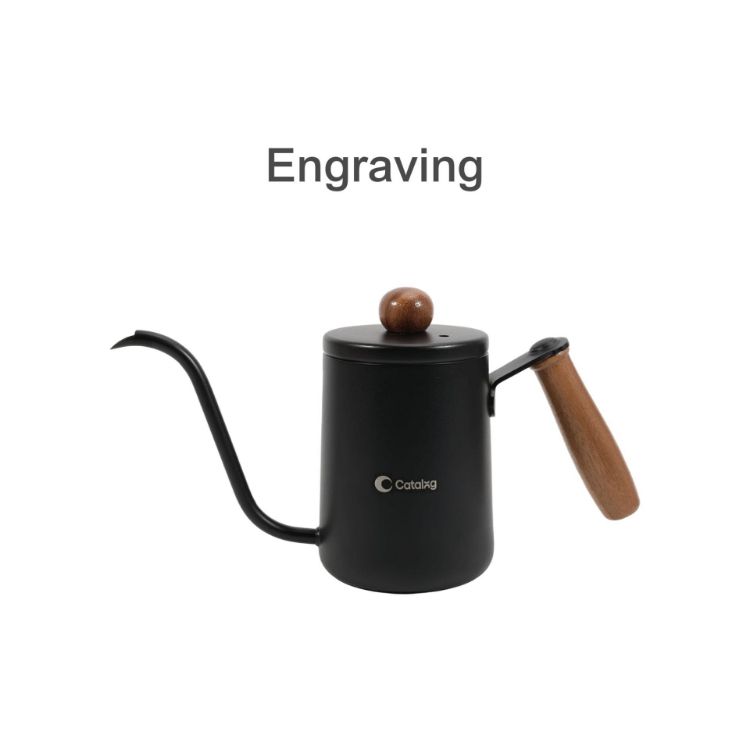 Picture of Stainless Steel Pour Over Kettle with Wooden Handle