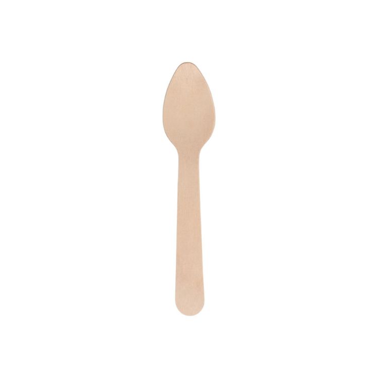 Picture of Pack of 100 Per Pack Disposable Birch Spoons/Forks (Small)