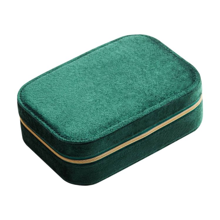 Picture of Velvet Jewellery Box with Compartment