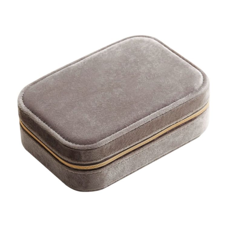 Picture of Velvet Jewellery Box with Compartment