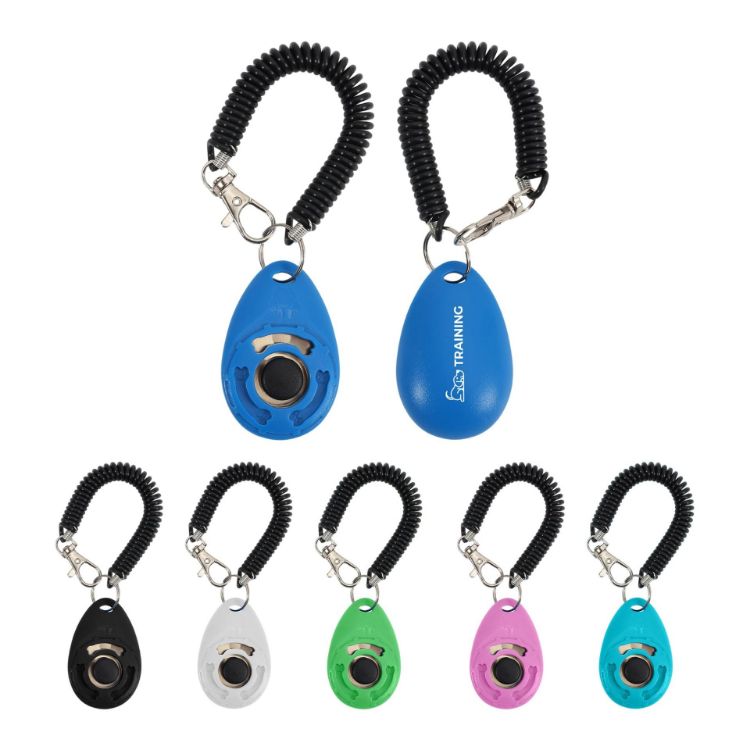 Picture of Pet Training Clicker with Coiled Lanyard