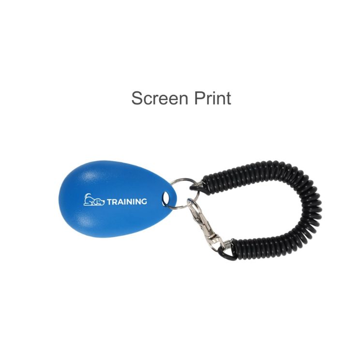 Picture of Pet Training Clicker with Coiled Lanyard