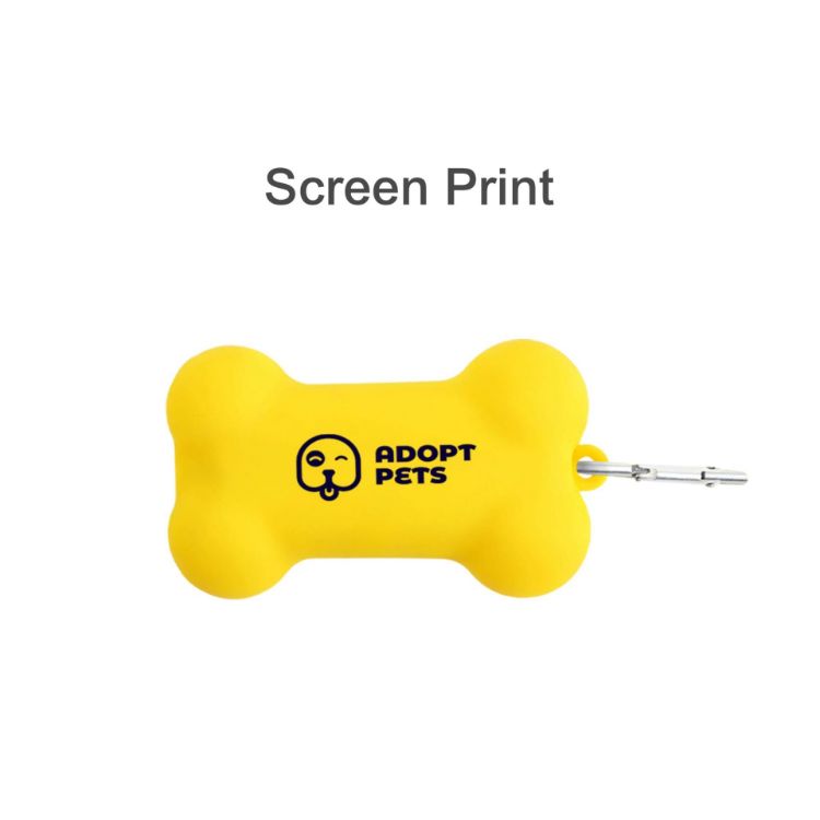 Picture of Silicone Bone Shape Dog Poop Bag Dispenser