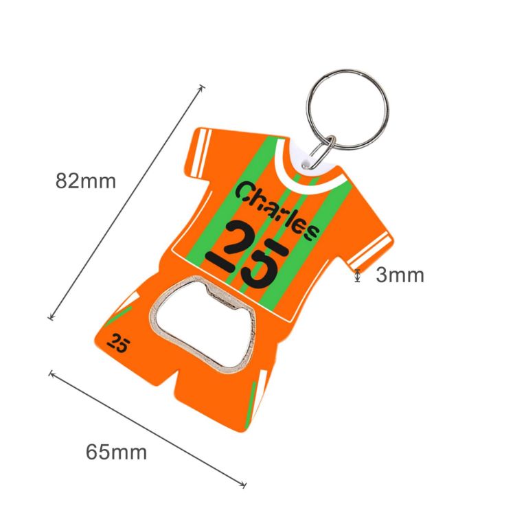 Picture of Sport Jersey Bottle Opener Keyring