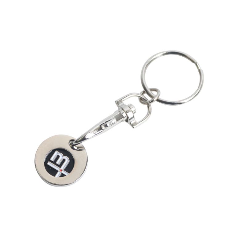 Picture of Enamel Trolley Coin Keyring