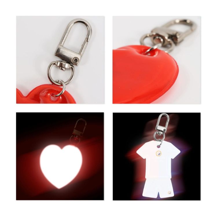 Picture of Custom Shape Reflective Keychain
