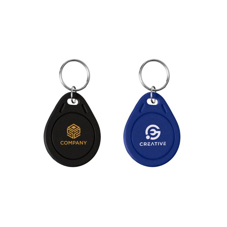 Picture of NFC Keytags with Keyring