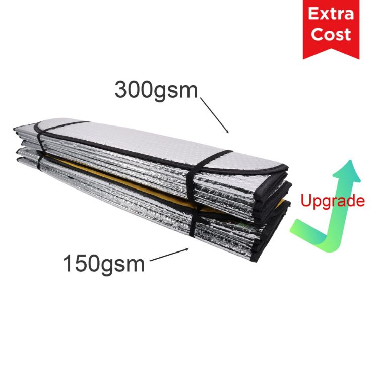 Picture of Full Colour Printed Bubble Aluminum Car Sun Shade