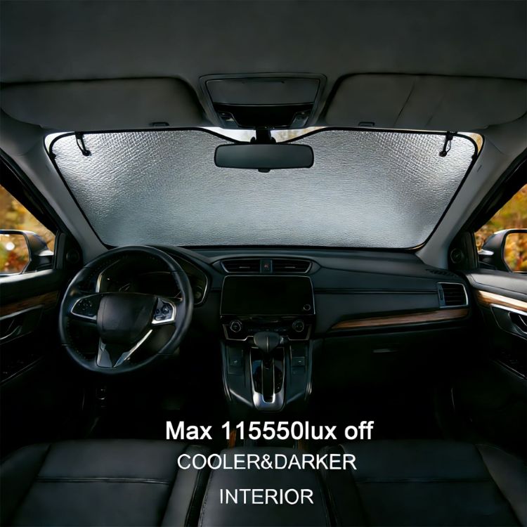 Picture of Full Colour Printed Bubble Aluminum Car Sun Shade