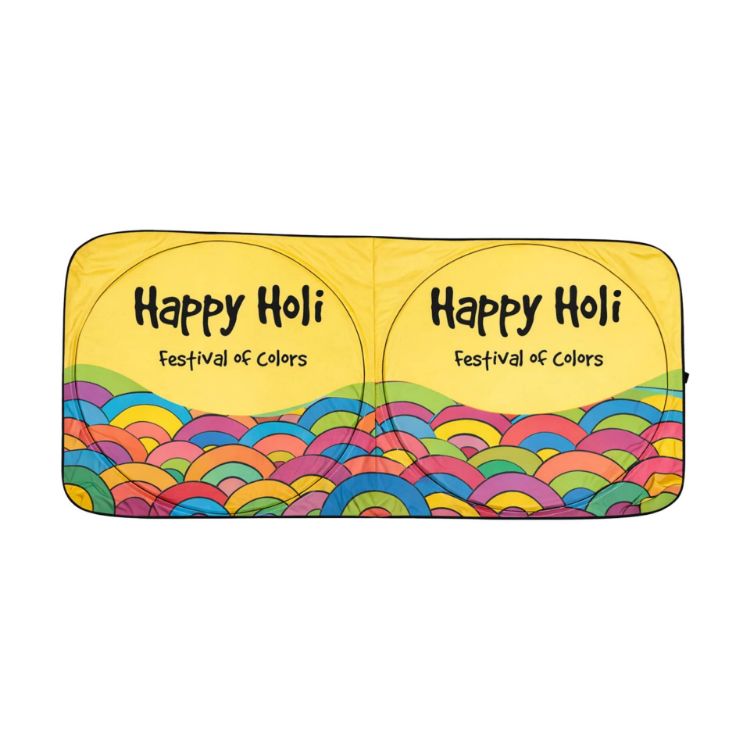 Picture of Twin Circular Light-blocking Car Sun Shade